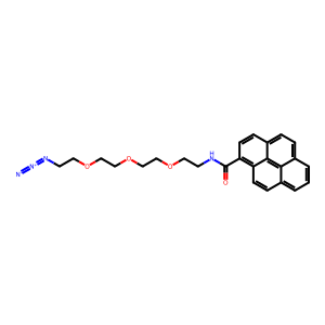 CAS: 2713446-71-8 | OR1063028 | N-(2-(2-(2-(2-Azidoethoxy)ethoxy)ethoxy)ethyl)pyrene-1-carboxamide