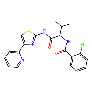 CAS: 956958-66-0 | OR1063096 | 2-Chloro-N-(3-methyl-1-oxo-1-((4-(pyridin-2-yl)thiazol-2-yl)amino)butan-2-yl)benzamide
