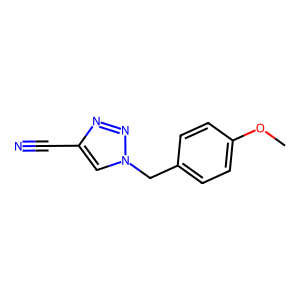 CAS: 1211592-84-5 | OR1063466 | 1-(4-Methoxybenzyl)-1H-1,2,3-triazole-4-carbonitrile