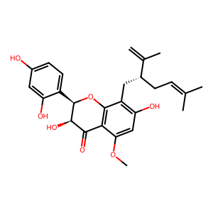 CAS: 102490-65-3 | OR1063630 | (2R,3S)-2-(2,4-Dihydroxyphenyl)-3,7-dihydroxy-5-methoxy-8-((R)-5-methyl-2-(prop-1-en-2-yl)hex-4-en-1-yl)chroman-4-one