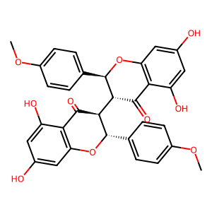CAS: 1620921-68-7 | OR1063640 | rel-(2R,2'S,3S,3'R)-5,5',7,7'-Tetrahydroxy-2,2'-bis(4-methoxyphenyl)-[3,3'-bichromane]-4,4'-dione