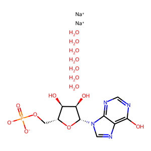 CAS: 849725-39-9 | OR1063932 | Sodium ((2R,3S,4R,5R)-3,4-dihydroxy-5-(6-hydroxy-9H-purin-9-yl)tetrahydrofuran-2-yl)methyl phosphate heptahydrate