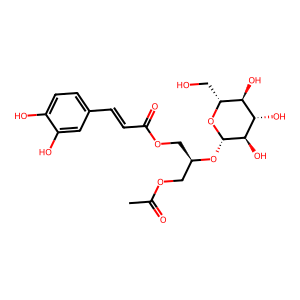 CAS: 123134-21-4 | OR1065235 | (S)-3-Acetoxy-2-(((2R,3R,4S,5S,6R)-3,4,5-trihydroxy-6-(hydroxymethyl)tetrahydro-2H-pyran-2-yl)oxy)propyl (E)-3-(3,4-dihydroxyphenyl)acrylate