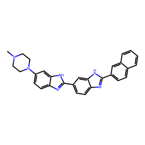 CAS: 23491-55-6 | OR1065272 | 6-(4-Methylpiperazin-1-yl)-2'-(naphthalen-2-yl)-1H,3'H-2,5'-bibenzo[d]imidazole