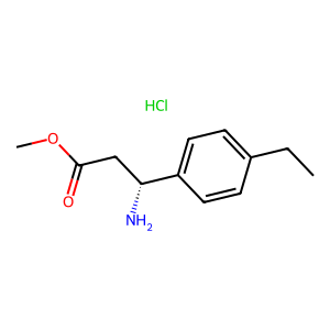 CAS: 2828439-95-6 | OR1065770 | Methyl (R)-3-amino-3-(4-ethylphenyl)propanoate hydrochloride