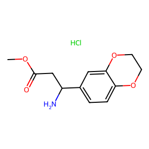 CAS: 2828439-94-5 | OR1065901 | Methyl 3-amino-3-(2,3-dihydrobenzo[b][1,4]dioxin-6-yl)propanoate hydrochloride