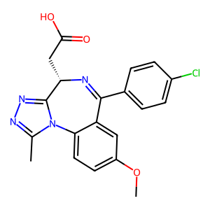 CAS: 1300019-38-8 | OR1066213 | (S)-2-(6-(4-Chlorophenyl)-8-methoxy-1-methyl-4H-benzo[f][1,2,4]triazolo[4,3-a][1,4]diazepin-4-yl)acetic acid