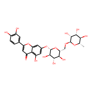 CAS: 20633-84-5 | OR1066358 | 2-(3,4-Dihydroxyphenyl)-5-hydroxy-7-(((2S,3R,4S,5S,6R)-3,4,5-trihydroxy-6-((((2R,3R,4R,5R,6S)-3,4,5-trihydroxy-6-methyltetrahydro-2H-pyran-2-yl)oxy)methyl)tetrahydro-2H-pyran-2-yl)oxy)-4H-chromen-4-on