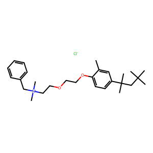 CAS: 101912-16-7 | OR1066631 | N-Benzyl-N,N-dimethyl-2-(2-(2-methyl-4-(2,4,4-trimethylpentan-2-yl)phenoxy)ethoxy)ethanaminium chloride