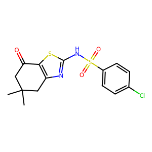 CAS: 600130-11-8 | OR1067280 | 4-Chloro-N-(5,5-dimethyl-7-oxo-4,5,6,7-tetrahydrobenzo[d]thiazol-2-yl)benzenesulfonamide