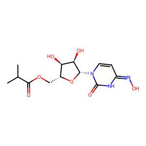 CAS: 2635324-86-4 | OR1067375 | ((2R,3S,4R,5R)-3,4-Dihydroxy-5-(4-(hydroxyimino)-2-oxo-3,4-dihydropyrimidin-1(2H)-yl)tetrahydrofuran-2-yl)methyl isobutyrate