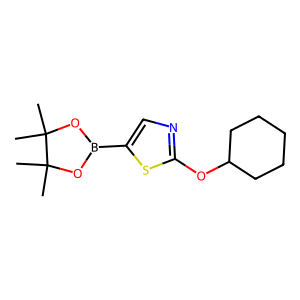 CAS: 1352652-25-5 | OR1067625 | 2-(Cyclohexyloxy)-5-(4,4,5,5-tetramethyl-1,3,2-dioxaborolan-2-yl)thiazole