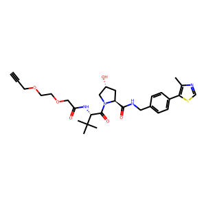CAS: 2098799-79-0 | OR1067650 | (2S,4R)-1-((S)-3,3-Dimethyl-2-(2-(2-(prop-2-yn-1-yloxy)ethoxy)acetamido)butanoyl)-4-hydroxy-N-(4-(4-methylthiazol-5-yl)benzyl)pyrrolidine-2-carboxamide