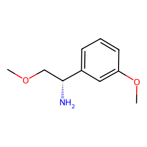 CAS: 1269936-01-7 | OR1067911 | (S)-2-Methoxy-1-(3-methoxyphenyl)ethan-1-amine