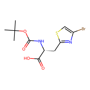 CAS: 3034241-62-5 | OR1068022 | (R)-3-(4-Bromothiazol-2-yl)-2-((tert-butoxycarbonyl)amino)propanoic acid