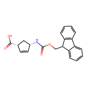 CAS: 220497-65-4 | OR1068081 | (1R,4S)-4-((((9H-Fluoren-9-yl)methoxy)carbonyl)amino)cyclopent-2-enecarboxylic acid