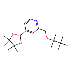 CAS: 880495-84-1 | OR1068329 | 2-(((tert-Butyldimethylsilyl)oxy)methyl)-4-(4,4,5,5-tetramethyl-1,3,2-dioxaborolan-2-yl)pyridine