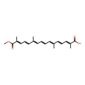 CAS: 25368-09-6 | OR1068592 | (2E,4E,6E,8E,10E,12E,14E)-16-Methoxy-2,6,11,15-tetramethyl-16-oxohexadeca-2,4,6,8,10,12,14-heptaenoic acid