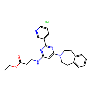 CAS: 1797983-32-4 | OR1068594 | Ethyl 3-((2-(pyridin-3-yl)-6-(1,2,4,5-tetrahydro-3H-benzo[d]azepin-3-yl)pyrimidin-4-yl)amino)propanoate hydrochloride