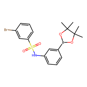 CAS: 2828445-43-6 | OR1068729 | 3-Bromo-N-(3-(4,4,5,5-tetramethyl-1,3,2-dioxaborolan-2-yl)phenyl)benzenesulfonamide