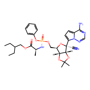 CAS: 1884576-18-4 | OR1069252 | (S)-2-Ethylbutyl 2-(((S)-(((3aR,4R,6R,6aR)-6-(4-aminopyrrolo[2,1-f][1,2,4]triazin-7-yl)-6-cyano-2,2-dimethyltetrahydrofuro[3,4-d][1,3]dioxol-4-yl)methoxy)(phenoxy)phosphoryl)amino)propanoate