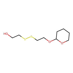CAS: 877864-04-5 | OR1069365 | 2-((2-((Tetrahydro-2H-pyran-2-yl)oxy)ethyl)disulfaneyl)ethan-1-ol