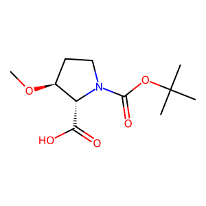 CAS: 1932362-84-9 | OR1069771 | (2S,3S)-1-[(tert-Butoxy)carbonyl]-3-methoxypyrrolidine-2-carboxylic acid