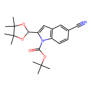 CAS: 2638537-21-8 | OR1070529 | tert-Butyl 5-cyano-2-(4,4,5,5-tetramethyl-1,3,2-dioxaborolan-2-yl)-1H-indole-1-carboxylate