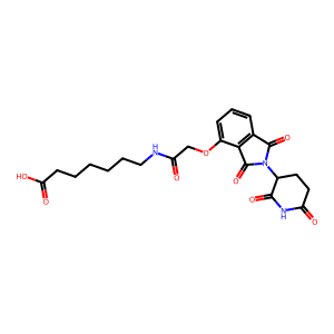 CAS: 2768514-60-7 | OR1070673 | 7-(2-((2-(2,6-Dioxopiperidin-3-yl)-1,3-dioxoisoindolin-4-yl)oxy)acetamido)heptanoic acid