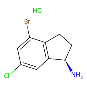 CAS: 3026594-98-6 | OR1071196 | (R)-4-Bromo-6-chloro-2,3-dihydro-1H-inden-1-amine hydrochloride