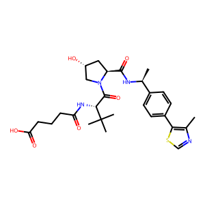 CAS: 2349429-72-5 | OR1071484 | 5-(((S)-1-((2S,4R)-4-Hydroxy-2-(((S)-1-(4-(4-methylthiazol-5-yl)phenyl)ethyl)carbamoyl)pyrrolidin-1-yl)-3,3-dimethyl-1-oxobutan-2-yl)amino)-5-oxopentanoic acid