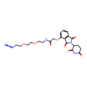 CAS: 2597167-26-3 | OR1071690 | N-(2-(2-(2-Azidoethoxy)ethoxy)ethyl)-2-((2-(2,6-dioxopiperidin-3-yl)-1,3-dioxoisoindolin-4-yl)oxy)acetamide