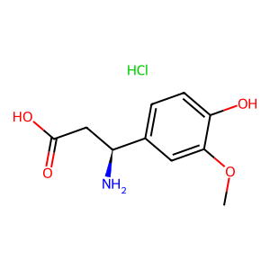 CAS: 3026596-00-6 | OR1071733 | (S)-3-Amino-3-(4-hydroxy-3-methoxyphenyl)propanoic acid hydrochloride