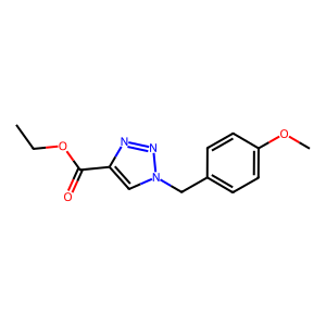 CAS: 81581-05-7 | OR1072009 | Ethyl 1-(4-methoxybenzyl)-1H-1,2,3-triazole-4-carboxylate