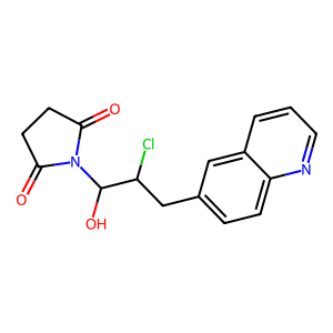 CAS: 1197377-31-3 | OR1072542 | 1-(2-Chloro-1-hydroxy-3-(quinolin-6-yl)propyl)pyrrolidine-2,5-dione