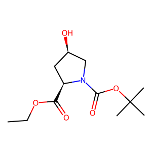 CAS: 77450-00-1 | OR1072880 | 1-(tert-Butyl) 2-ethyl (2R,4R)-4-hydroxypyrrolidine-1,2-dicarboxylate