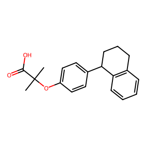 CAS: 3771-19-5 | OR1073251 | 2-Methyl-2-(4-(1,2,3,4-tetrahydronaphthalen-1-yl)phenoxy)propanoic acid