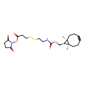 CAS: 2751350-71-5 | OR1073284 | 2,5-Dioxopyrrolidin-1-yl rel-3-((2-(((((1R,8S,9s)-bicyclo[6.1.0]non-4-yn-9-yl)methoxy)carbonyl)amino)ethyl)disulfaneyl)propanoate