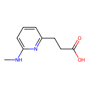 CAS: 2649241-51-8 | OR1073362 | 3-(6-(Methylamino)pyridin-2-yl)propanoic acid