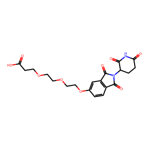 CAS: 2682112-08-7 | OR1073875 | 3-(2-(2-((2-(2,6-Dioxopiperidin-3-yl)-1,3-dioxoisoindolin-5-yl)oxy)ethoxy)ethoxy)propanoic acid