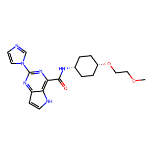 CAS: 2597933-78-1 | OR1073944 | 2-(1H-Imidazol-1-yl)-N-(cis-4-(2-methoxyethoxy)cyclohexyl)-5H-pyrrolo[3,2-d]pyrimidine-4-carboxamide