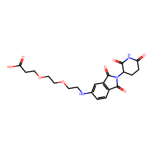 CAS: 2412056-45-0 | OR1074001 | 3-(2-(2-((2-(2,6-Dioxopiperidin-3-yl)-1,3-dioxoisoindolin-5-yl)amino)ethoxy)ethoxy)propanoic acid