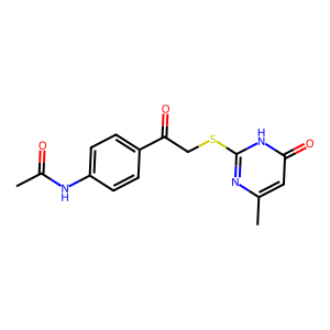 CAS: 353781-42-7 | OR1074019 | N-(4-(2-((4-Methyl-6-oxo-1,6-dihydropyrimidin-2-yl)thio)acetyl)phenyl)acetamide