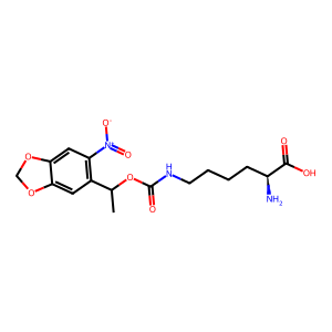 CAS: 1221189-11-2 | OR1074293 | (2S)-2-Amino-6-(((1-(6-nitrobenzo[d][1,3]dioxol-5-yl)ethoxy)carbonyl)amino)hexanoic acid