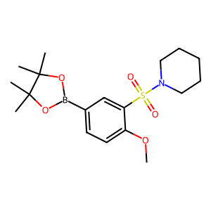 CAS: 2828440-17-9 | OR1074483 | 1-((2-Methoxy-5-(4,4,5,5-tetramethyl-1,3,2-dioxaborolan-2-yl)phenyl)sulfonyl)piperidine