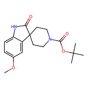 CAS: 752234-64-3 | OR1074897 | tert-Butyl 5-methoxy-2-oxospiro[indoline-3,4'-piperidine]-1'-carboxylate
