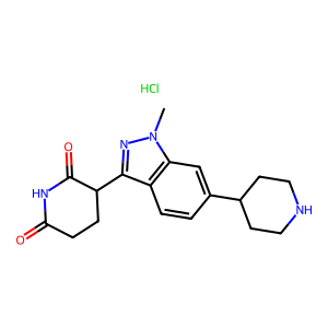 CAS: 2888604-15-5 | OR1075188 | 3-(1-Methyl-6-(piperidin-4-yl)-1H-indazol-3-yl)piperidine-2,6-dione hydrochloride