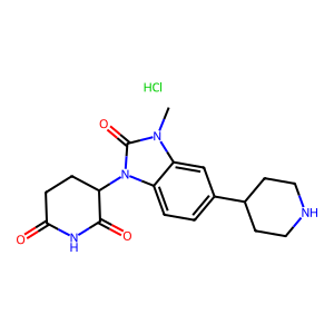 CAS: 2573306-98-4 | OR1075808 | 3-(3-Methyl-2-oxo-5-(piperidin-4-yl)-2,3-dihydro-1H-benzo[d]imidazol-1-yl)piperidine-2,6-dione hydrochloride
