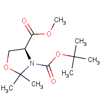 CAS: 108149-60-6 | OR10860 | 3-tert-Butyl 4-methyl (4S)-2,2-dimethyl-1,3-oxazolidine-3,4-dicarboxylate