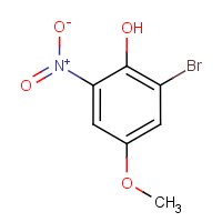 CAS:115929-59-4 | OR1095 | 2-Bromo-4-methoxy-6-nitrophenol